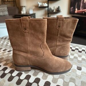 Next Tan Suede Ankle Boots